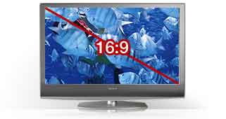 16:9 ratio lcd high definition tv