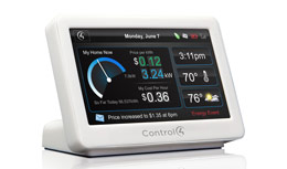 wireless thermostat control panel