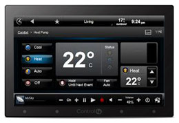 7inch inwall touch screen panel thermostat controller