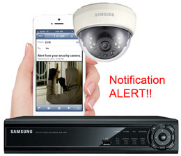 DVR Email Fax SMS Send Alert