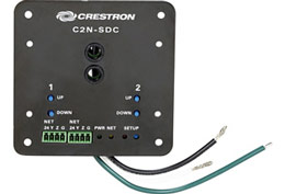 crestron motorized drapes