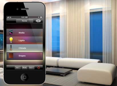 Motorized Drapes iPhone